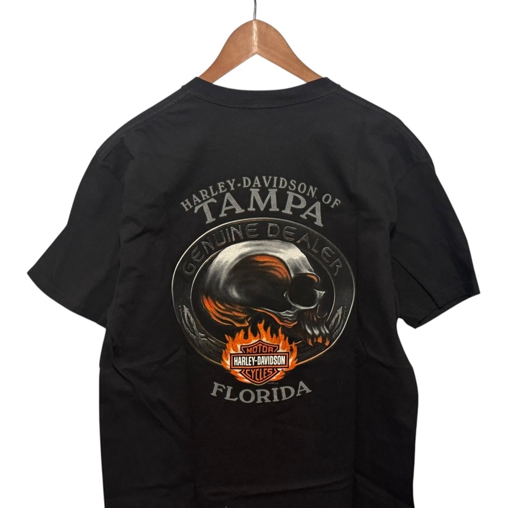 🏍️ Vintage Harley Davidson T-Shirt Made in USA size L - Picture 5 of 5